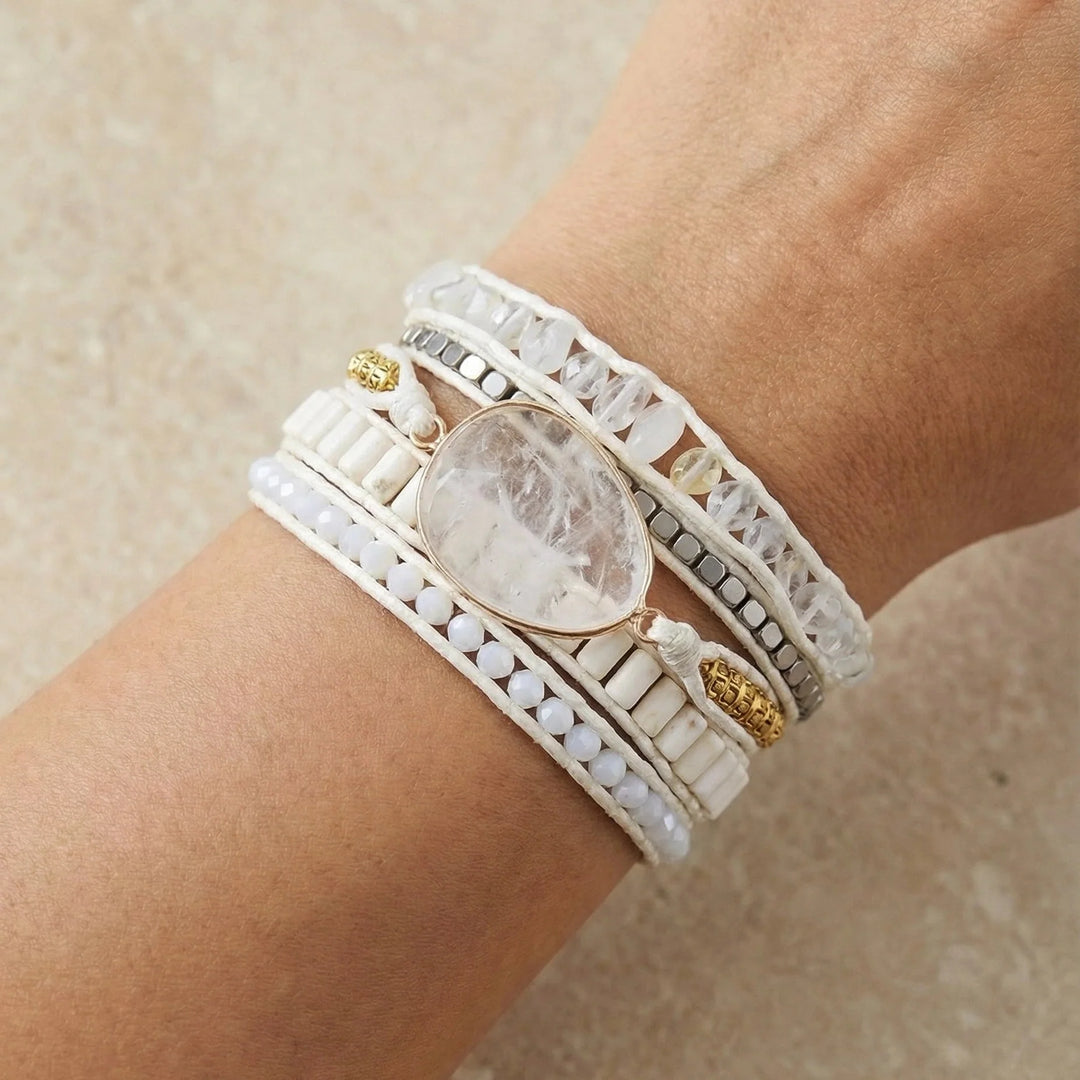 Purifying Clear Quartz Bracelet - Clear Quartz