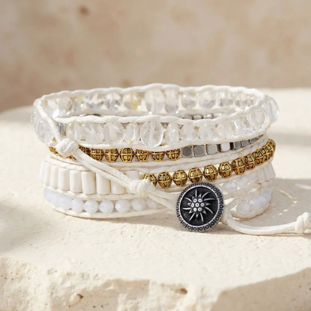 Purifying Clear Quartz Bracelet - Clear Quartz