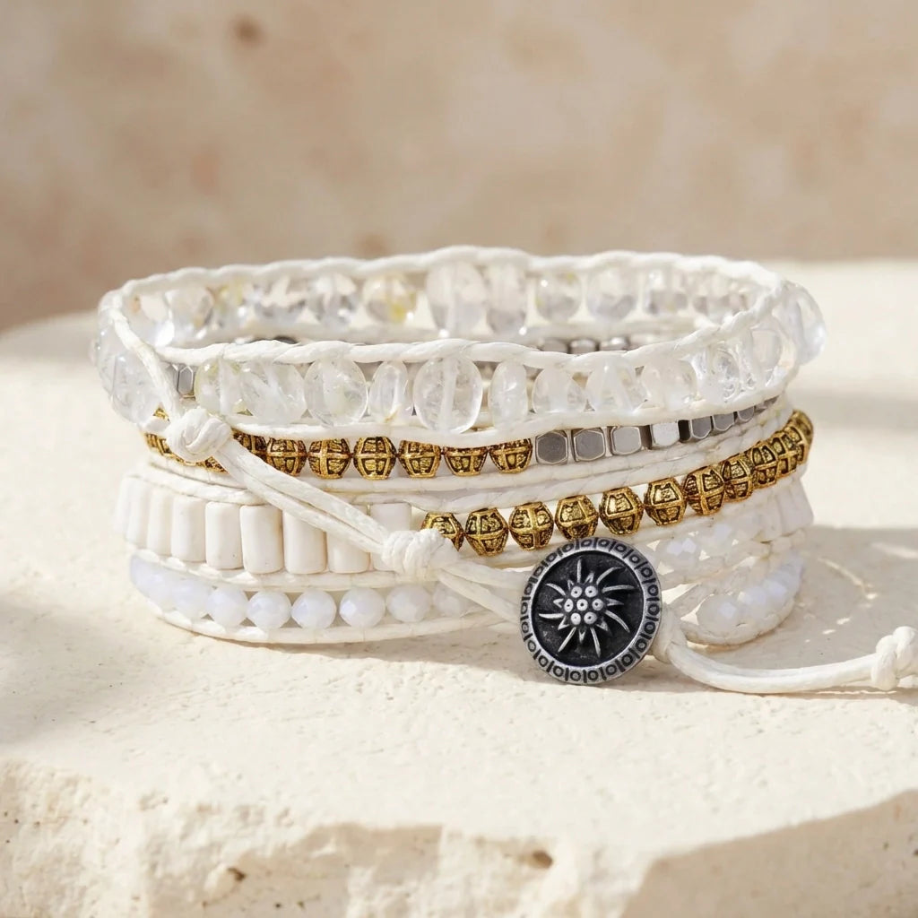 Purifying Clear Quartz Bracelet - Clear Quartz