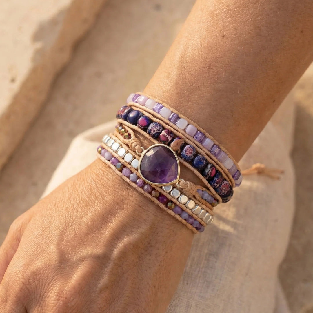 Divine Healing Amethyst Bracelet - Amethyst