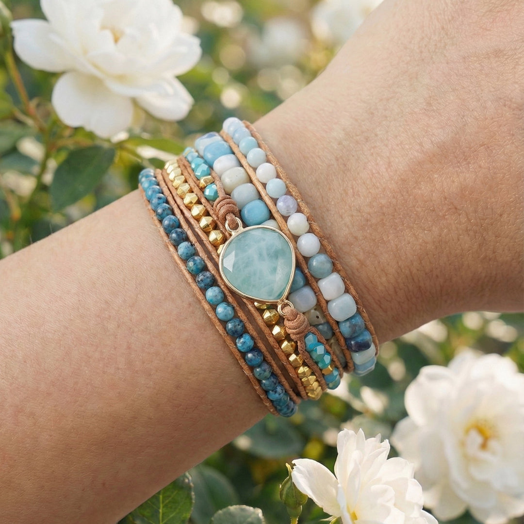 Expressive Amazonite Bracelet - Amazonite 