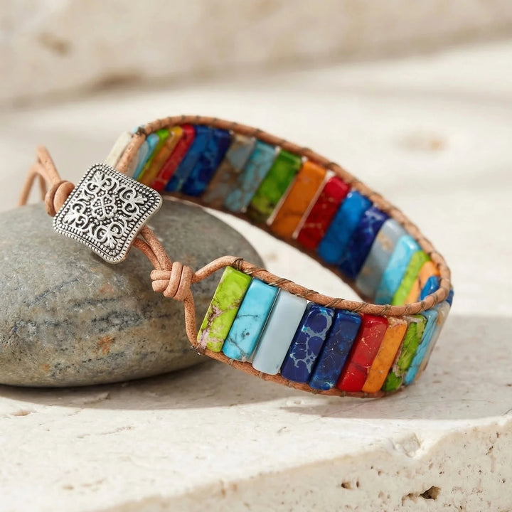 Chakra Happiness Bracelet - Jasper