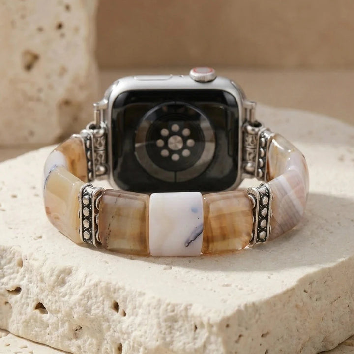 Healing Aura Apple Watch Band - Agate