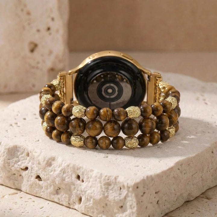 Grounding Tiger's Eye Watch Band - Tiger's Eye