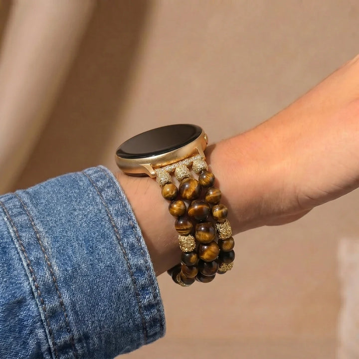 Grounding Tiger's Eye Watch Band - Tiger's Eye