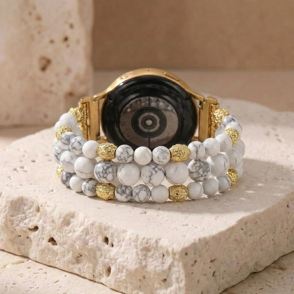 Pure Howlite Samsung Watch Band - Howlite