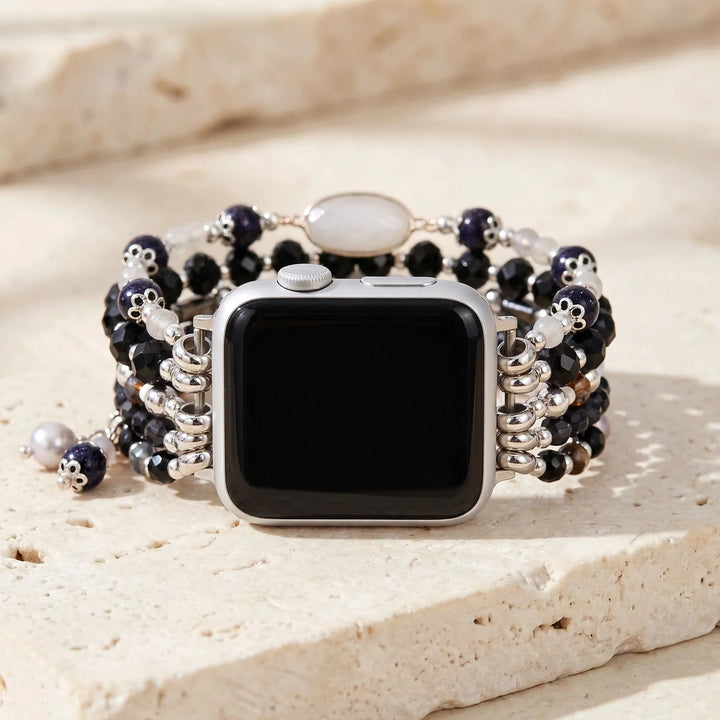 Mystical Night Apple Watch Band - Clear Quartz