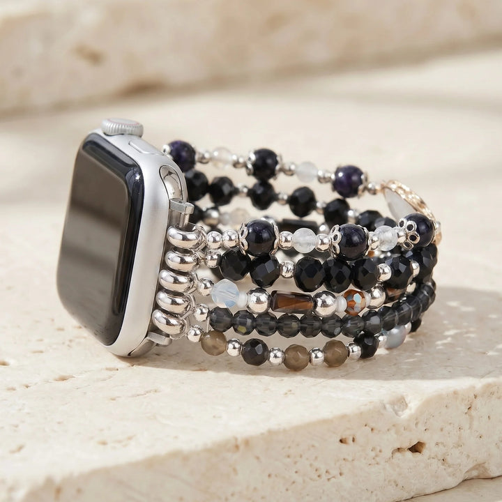 Mystical Night Apple Watch Band - Clear Quartz
