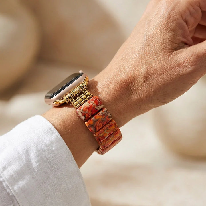 Sunset Jasper Apple Watch Band - Jasper