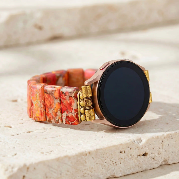 Sunset Jasper Watch Band - Jasper