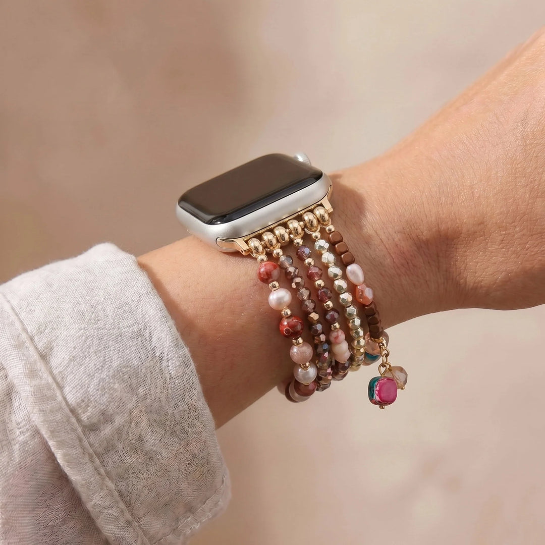 Vitality Glow Apple Watch Band - Amazonite 