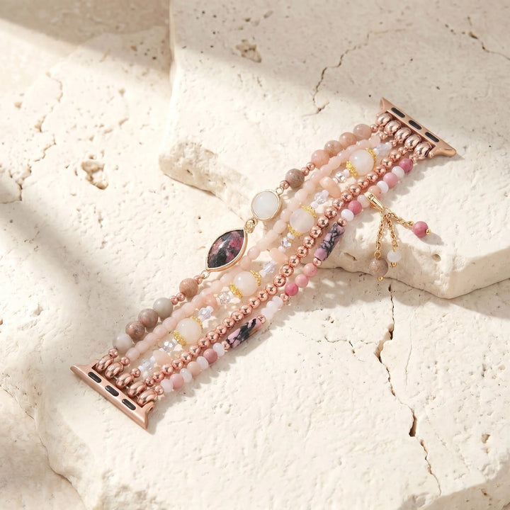 Rose Glow Sunstone Apple Watch Band - Sunstone