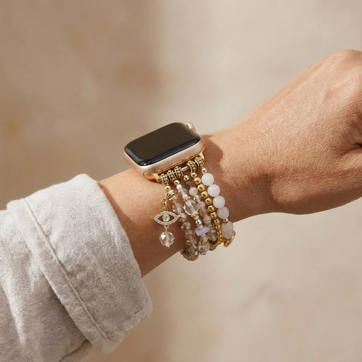 Celestial Charm Fitbit Watch Band - Hematite