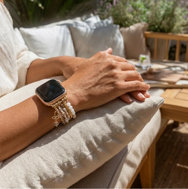 Celestial Charm Apple Watch Band - Amazonite 
