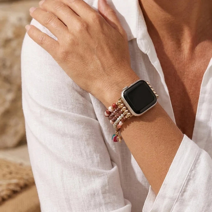 Vitality Glow Apple Watch Band - Amazonite 