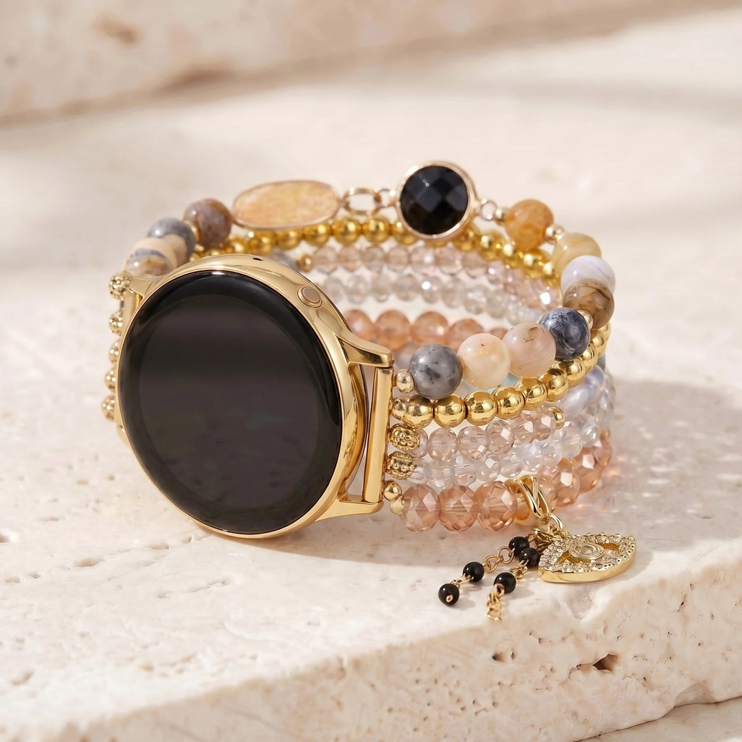 Golden Hour Citrine Samsung Watch Band - Citrine