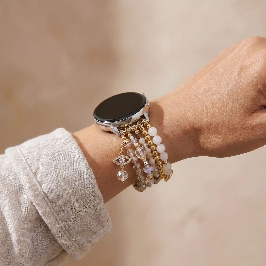 Celestial Charm Samsung Watch Band - Amazonite 