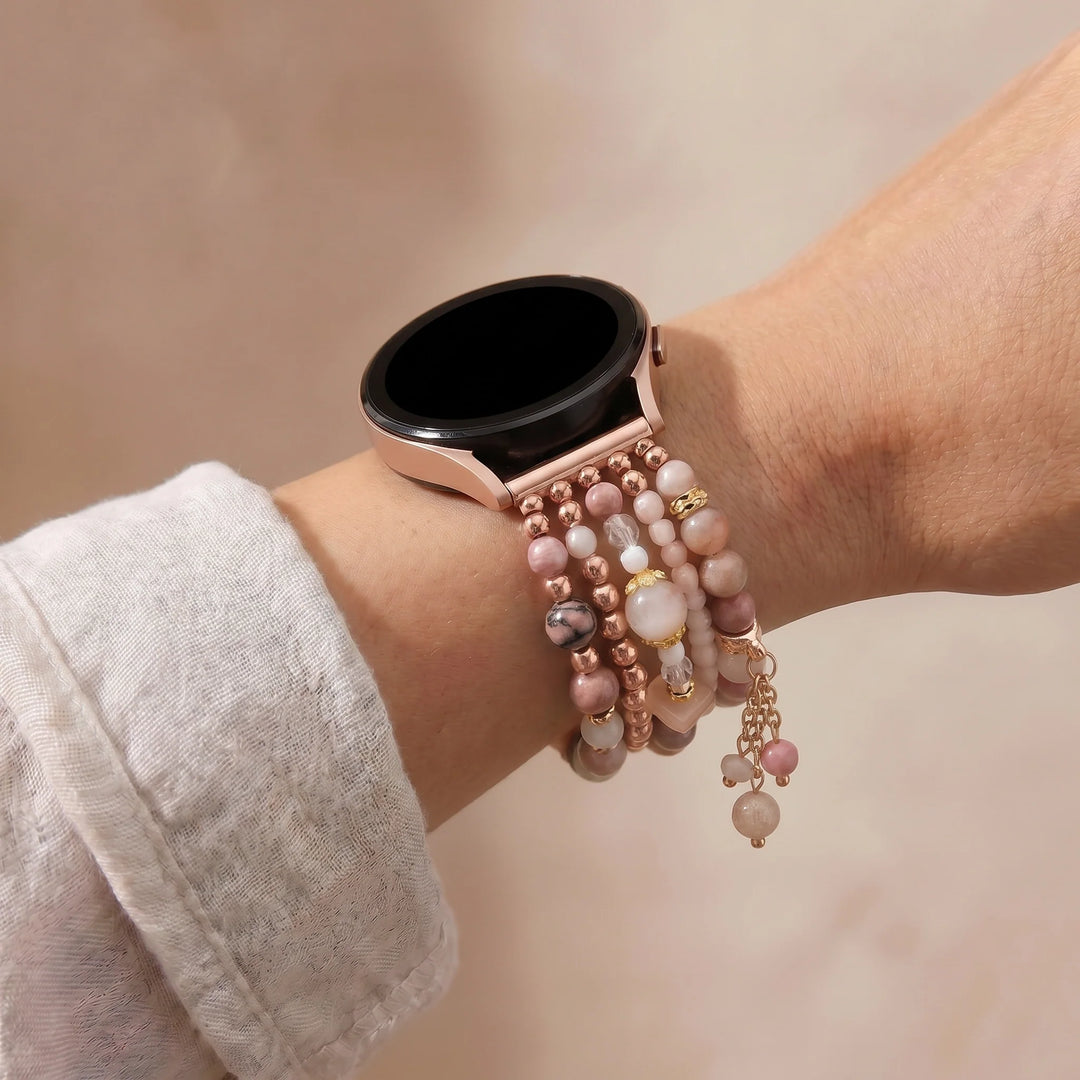 Rose Glow Sunstone Samsung Watch Band - Sunstone