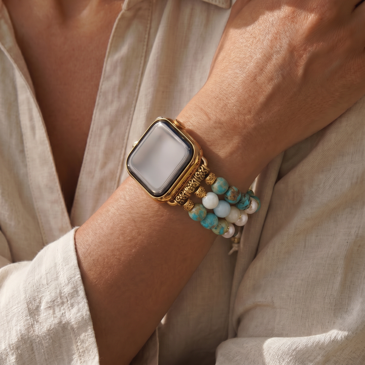 Ocean Breeze Apple Watch Band - Amazonite 
