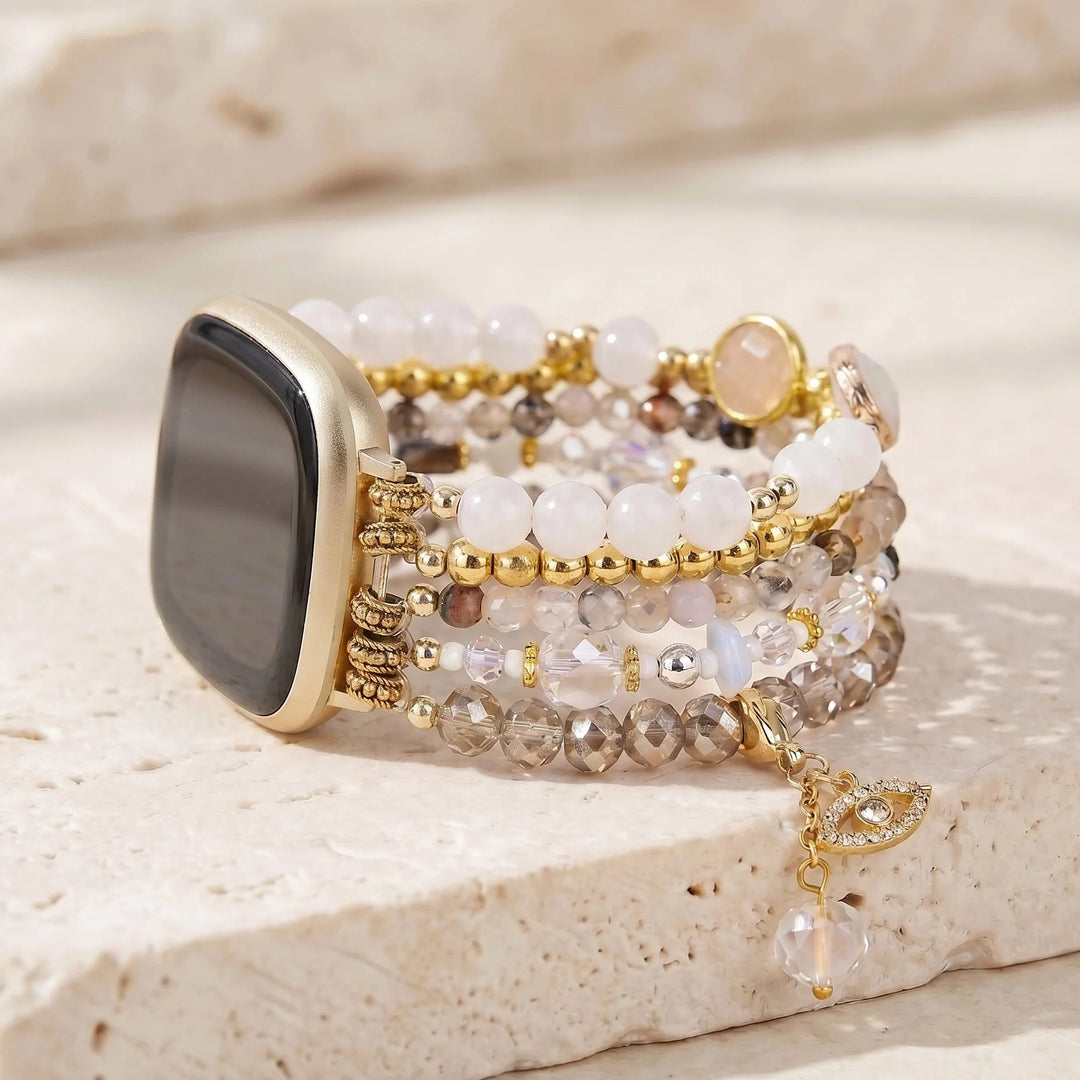 Celestial Charm Fitbit Watch Band - Hematite