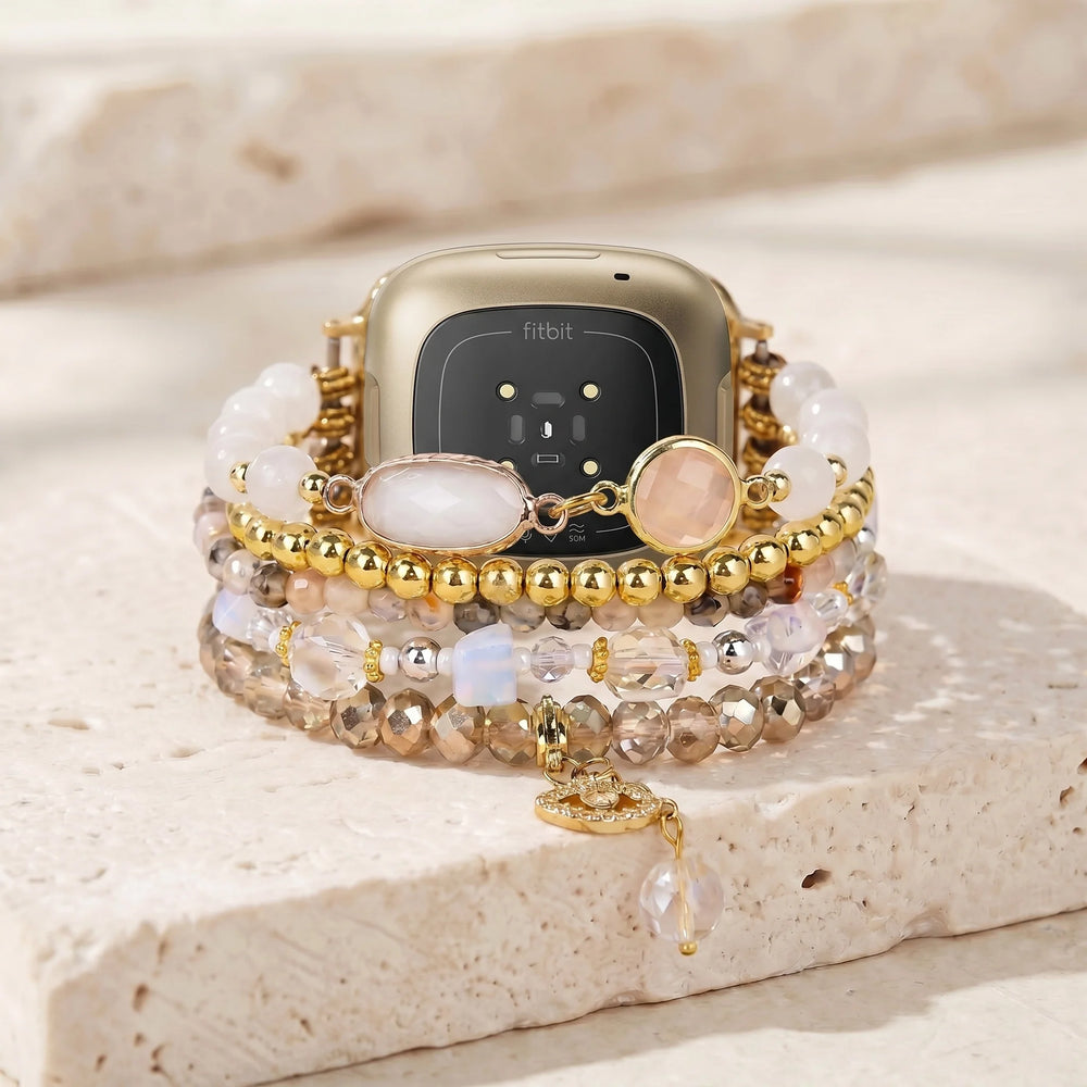 Celestial Charm Fitbit Watch Band - Hematite
