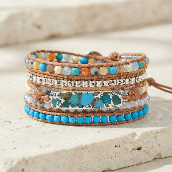 Wild Soul Turquoise Wrap Bracelet - Turquoise