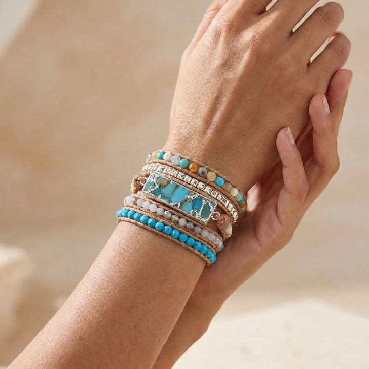 Wild Soul Turquoise Wrap Bracelet - Turquoise
