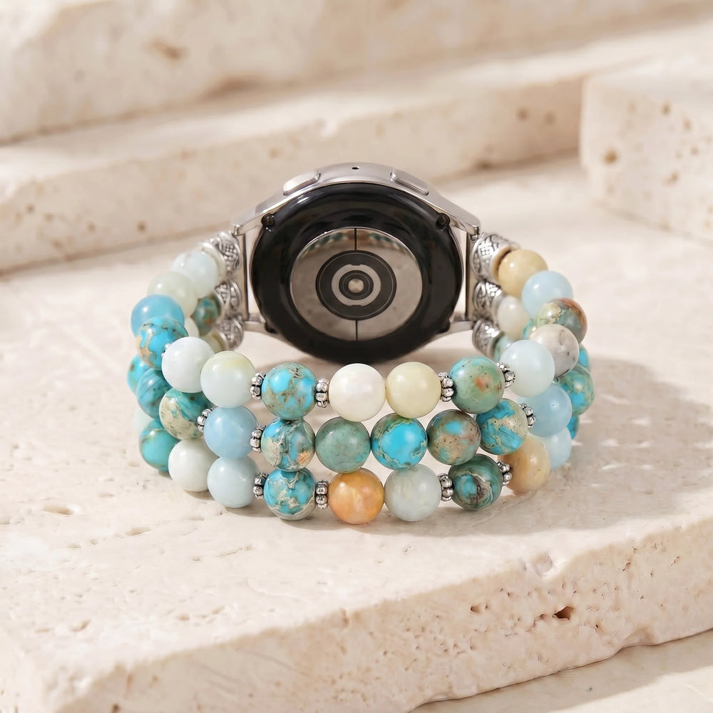 Ocean Breeze Jasper Samsung Watch Band - Jasper