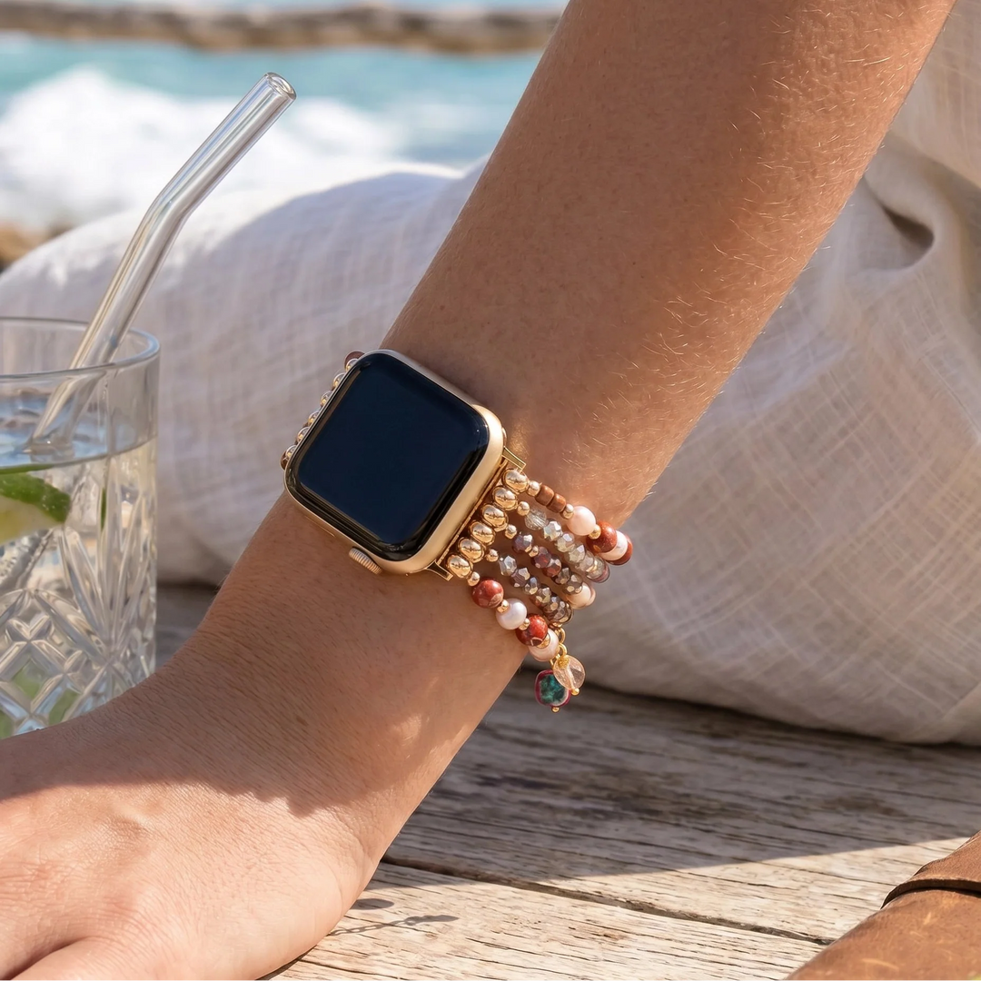 Vitality Glow Apple Watch Band - Amazonite 