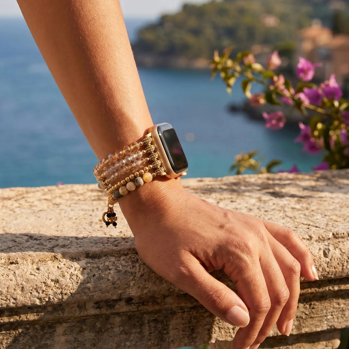 Golden Hour Citrine Apple Watch Band - Citrine