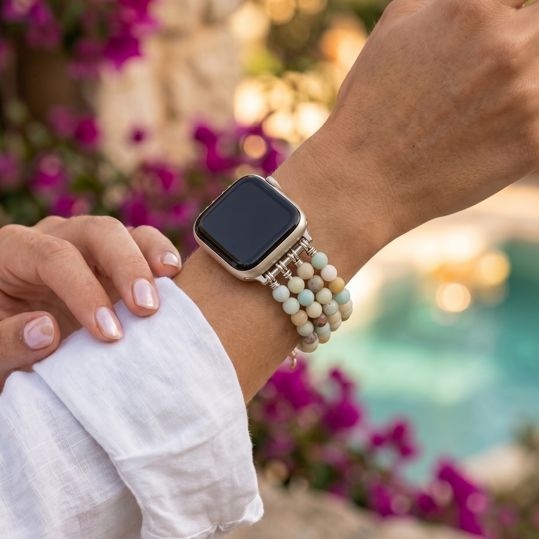 Balancing Amazonite Apple Watch Band - Amazonite 