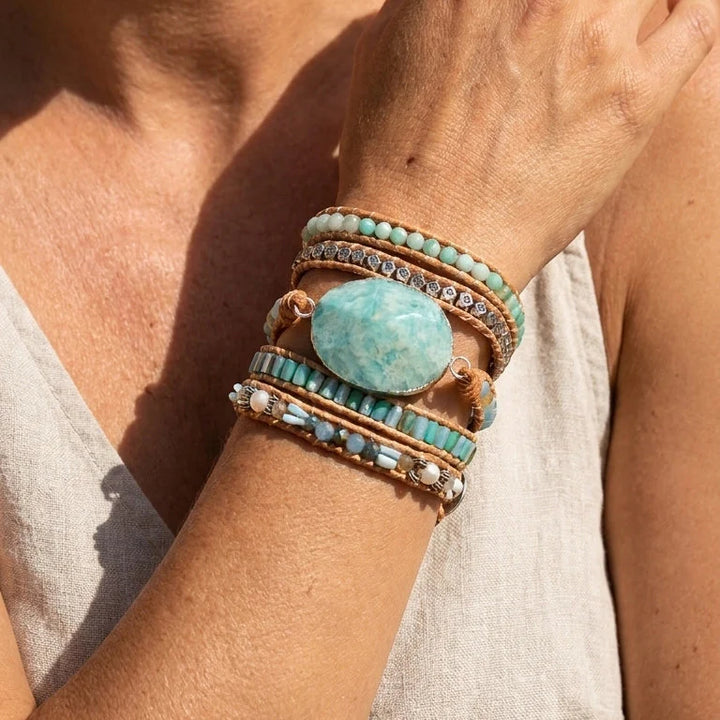 Harmony of Amazonite Bracelet - Amazonite 