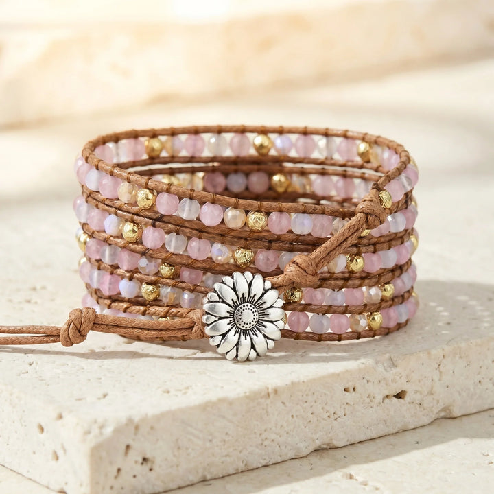 Gentle Grace Rose Quartz Bracelet - Rose Quartz