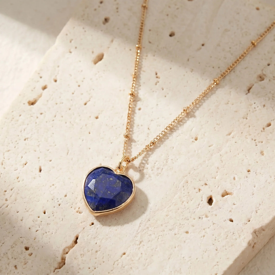Grateful Heart Necklace - Lapis Lazuli