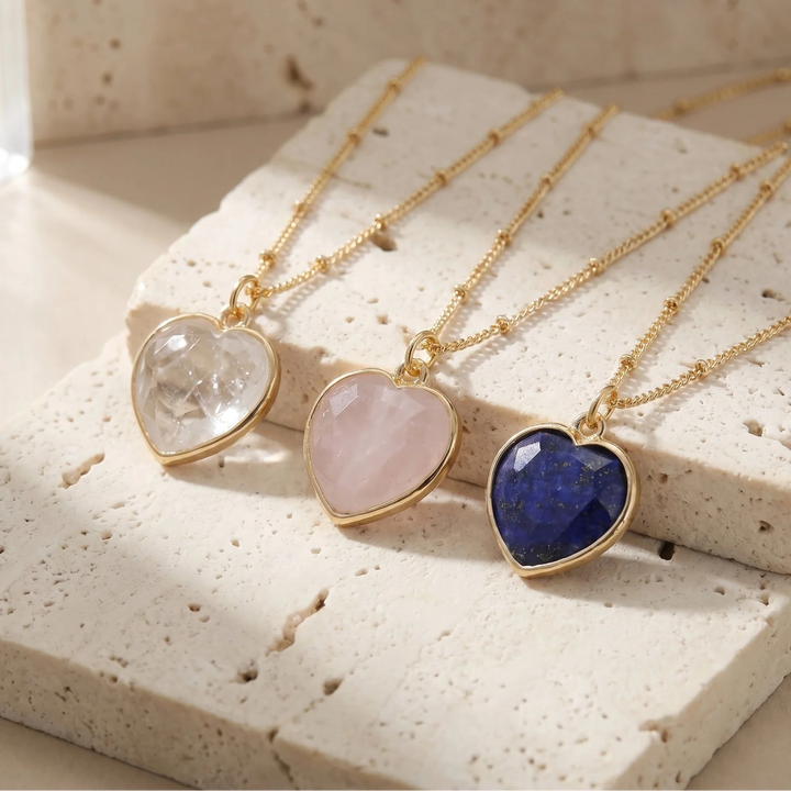 Grateful Heart Necklace - Lapis Lazuli