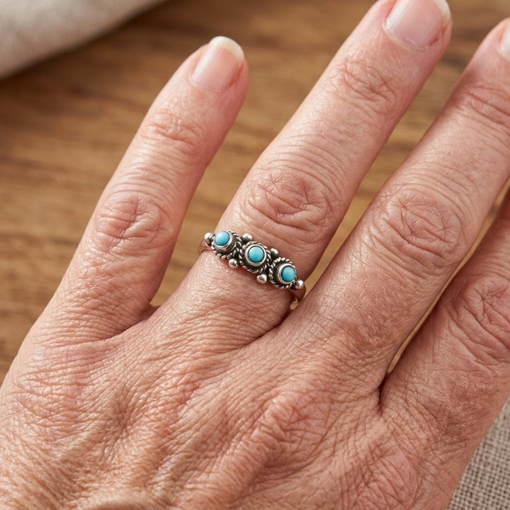 Bohemian Vintage Turquoise Ring
