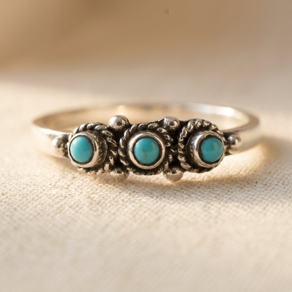 Bohemian Vintage Turquoise Ring
