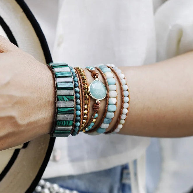 Expressive Amazonite Bracelet - Amazonite 