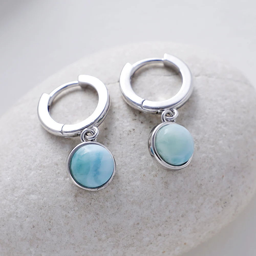 Larimar Serenity Earrings - Larimar