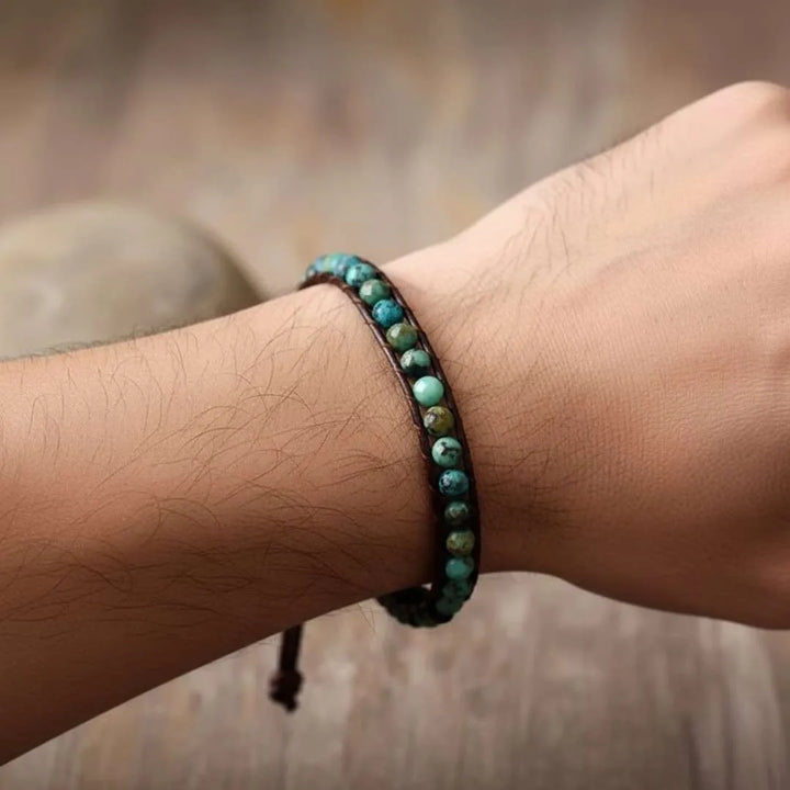 Woven Energizing Bracelet - Lapis Lazuli