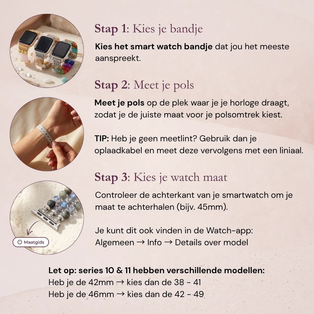 Pure Howlite Apple Watch Band - Howlite